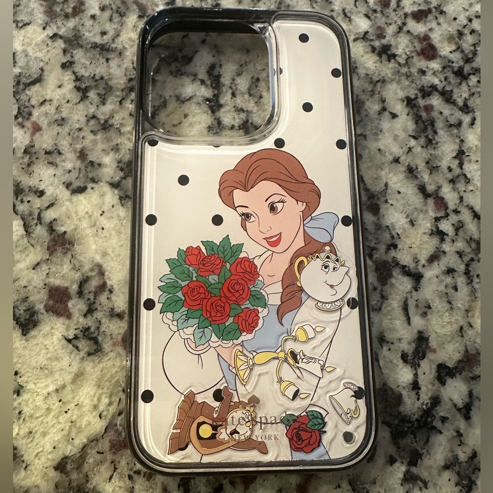 Kate Spade Disney Belle Beauty and the Beast iPhone 14 Pro Phone Case